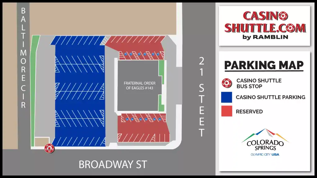 21st Parking Map